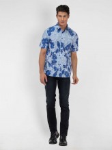 Tamaso  Lotus  Printed  Shirt