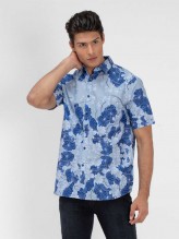 Tamaso  Lotus  Printed  Shirt