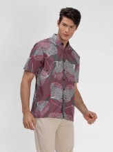 Tamaso Abstract  Printed Shirt