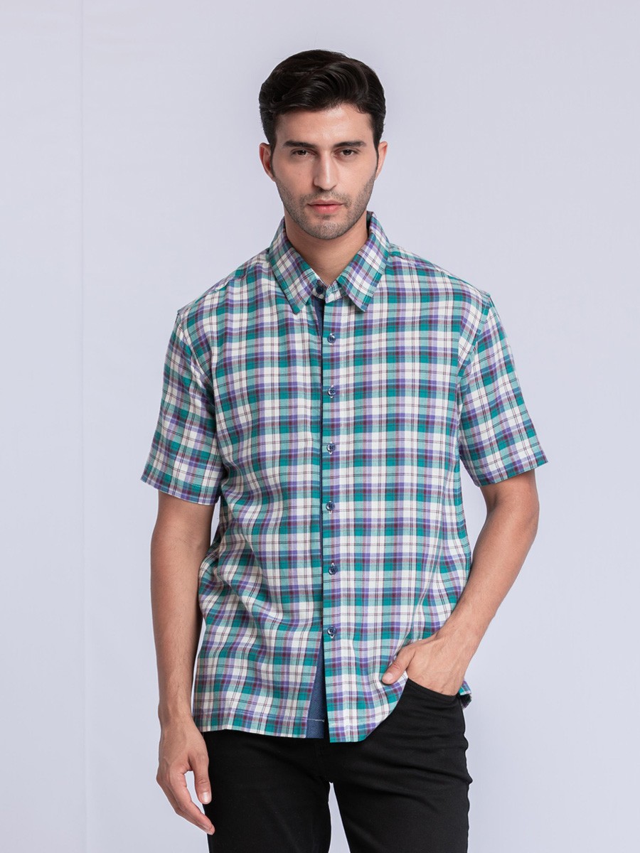 Hexa Madras Viorel Shirt