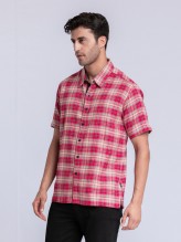 Hexa Plaid Garnet Shirt