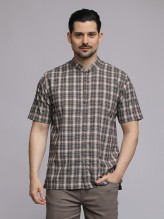 Hexa Browny Black Kaftan Shirt