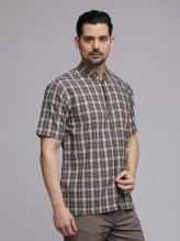 Hexa Browny Black Kaftan Shirt