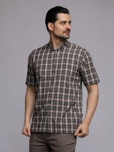 Hexa Browny Black Kaftan Shirt