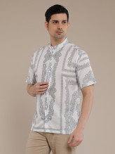 Grey Noella Kaftan Shirt