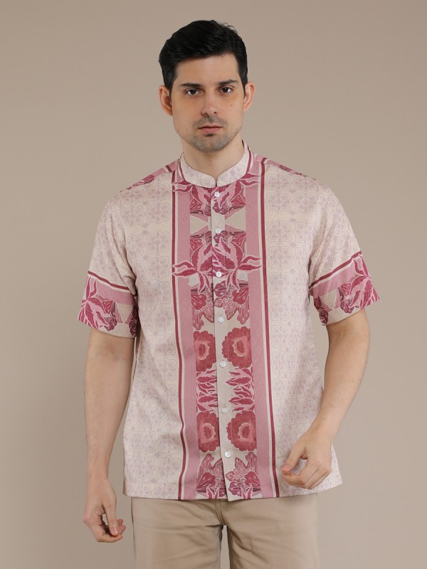 Pekalongan Peranakan Border Kaftan Shirt