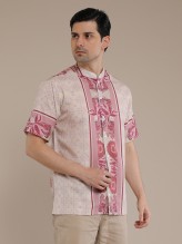 Pekalongan Peranakan Border Kaftan Shirt