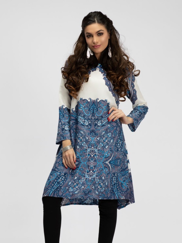 Bohemian Aqua  Midi Dress