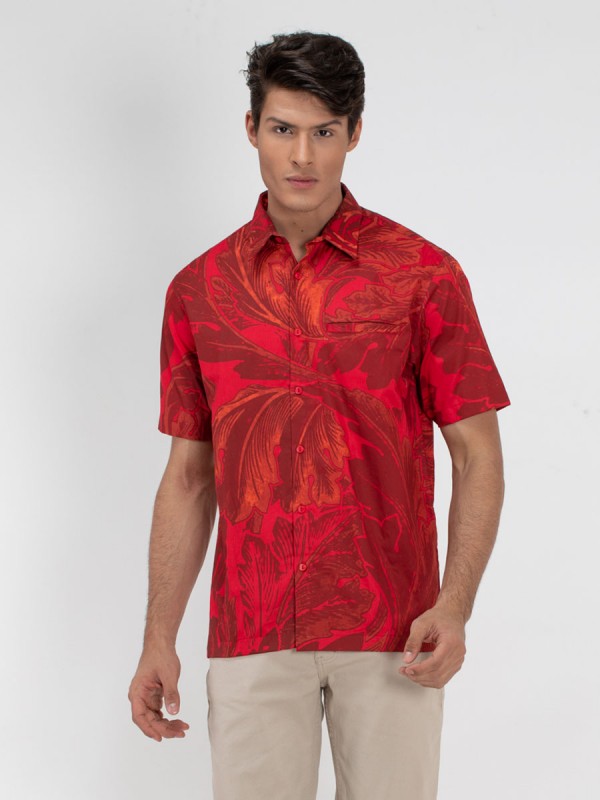 Oregan Palmate Printed  Shirt