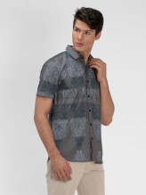 Stanza Brush  Printed  Shirt