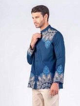 Lazuli Aster Embroidered Kaftan