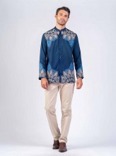 Lazuli Aster Embroidered Kaftan